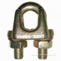 Us Type a Yellow Chromated Forged Steel Wire Rope Clip